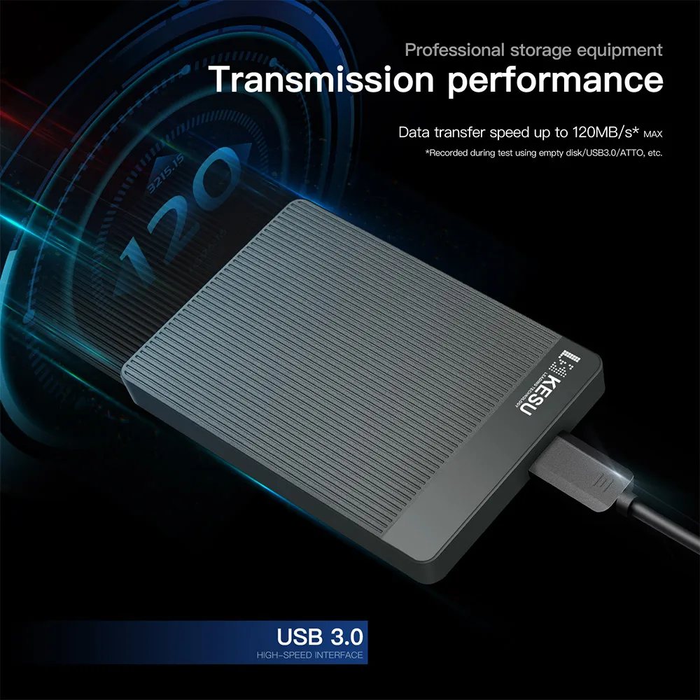 KESU przenośny zewnętrzny dysk twardy 500 gb/1 tb/2 tb pamięć HD USB urządzenie pamięci dysku twardego dysk twardy wymienny komputer stacjonarny Notebook