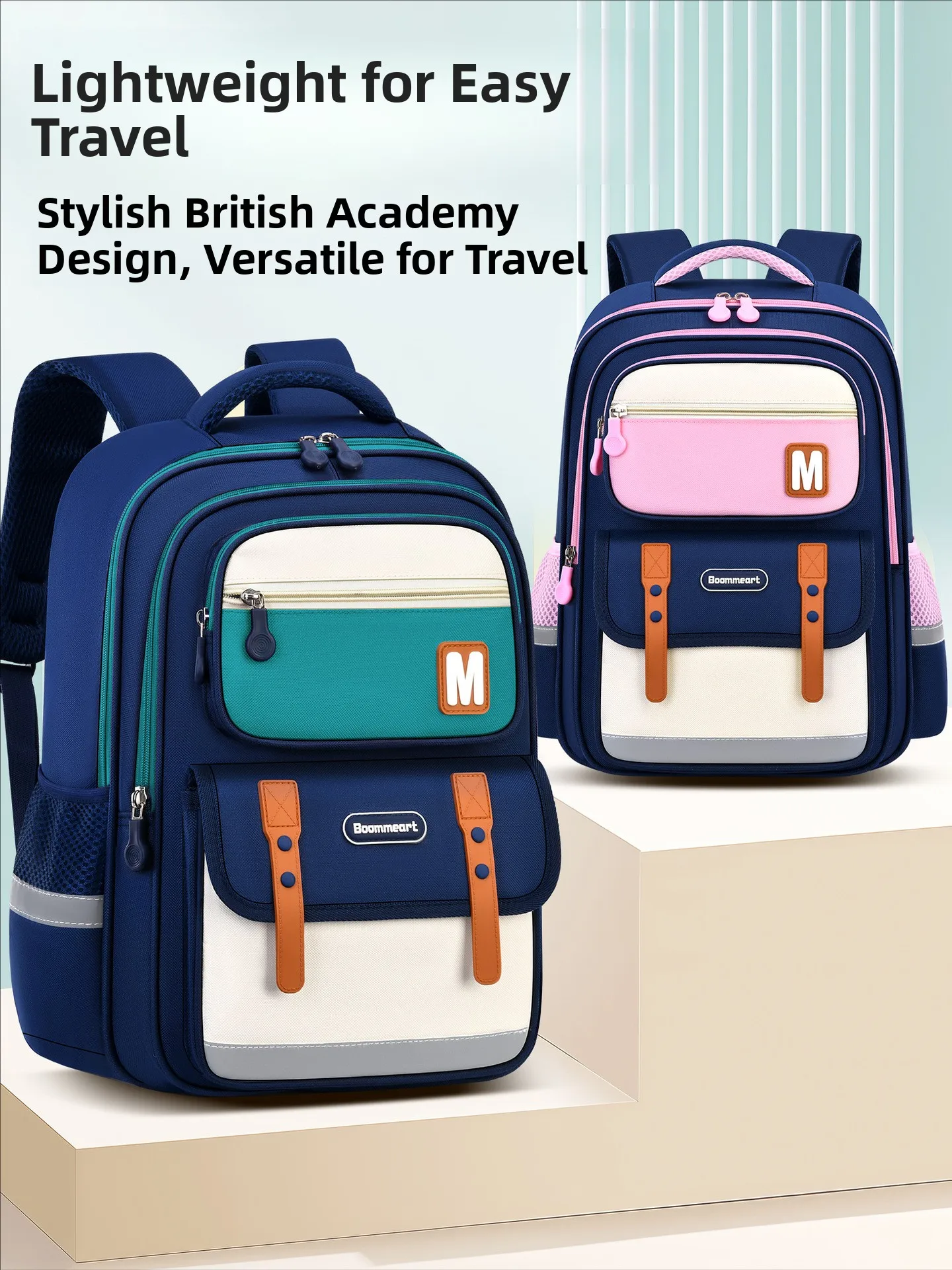 2026 New Elementary School Backpack Boys Lightweight Children's Double Shoulder School Bag Grade One to Six Anti-Water System