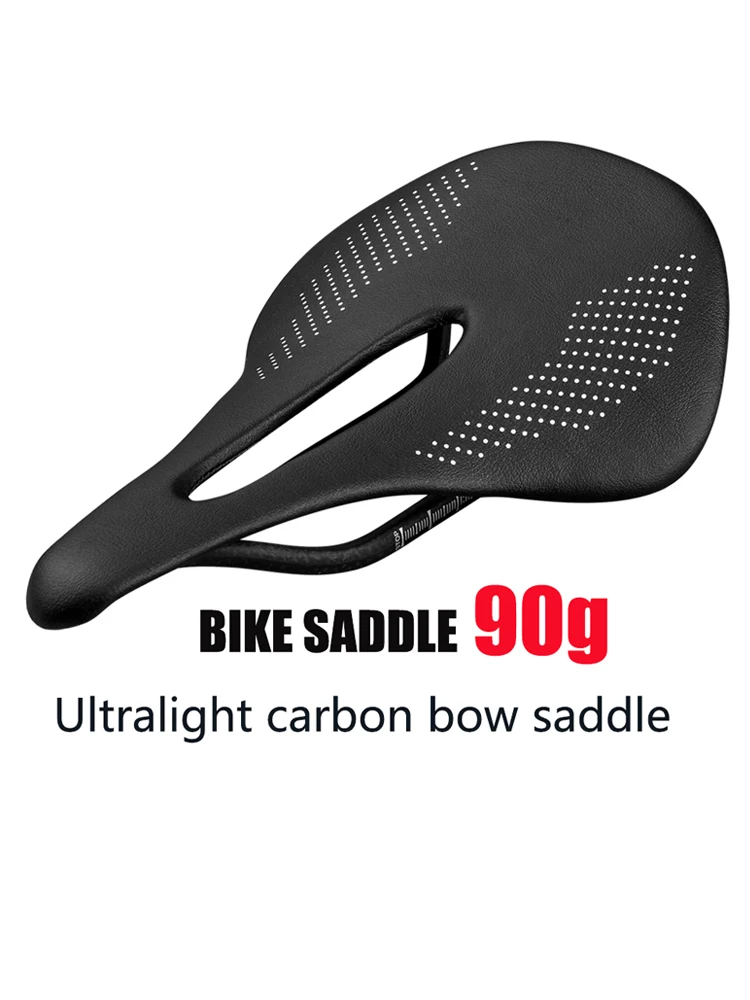 AliExpress ELITA ONE Carbon Saddle Super Light 90g 240*143mm MTB/Road Bike Saddle Carbon Rails 7x9mm Bicycle Seat