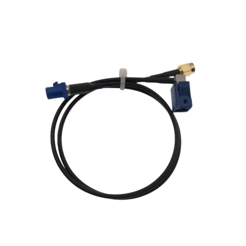 Fakra C male to SMA male /Fakra C female elbow adapter  1/2 Y Type RF cable