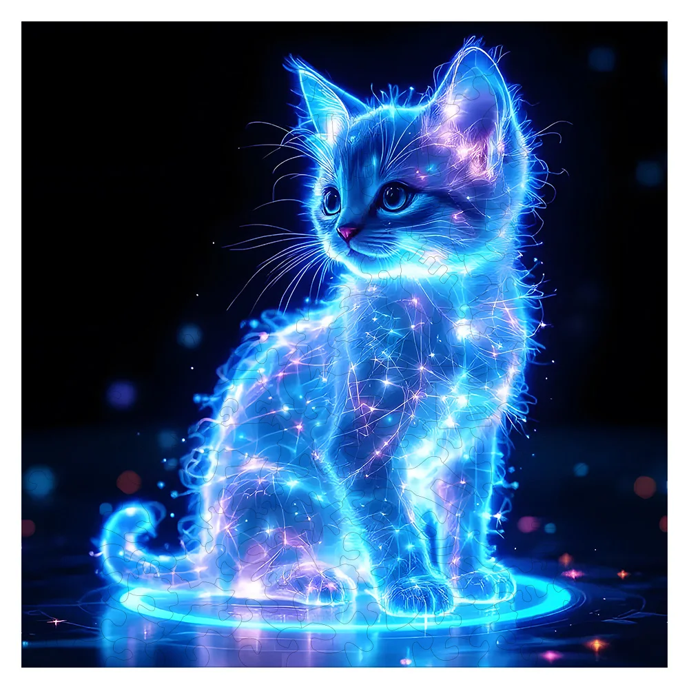 

Деревянная подарочная коробка-головоломка с изображением кота: изысканная головоломка неправильной формы животных | Рождественская игра для снятия стресса для взрослых и семьи – Uniq