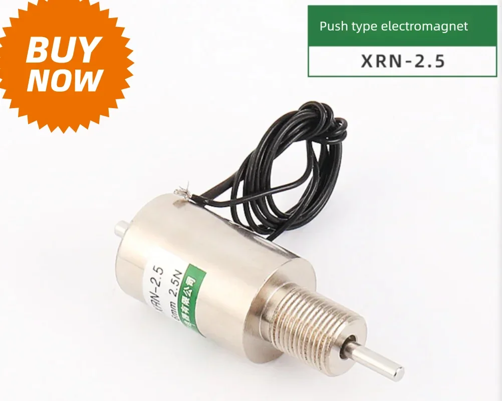 Miniature XRN-2.5 round Tube Electromagnet Tubular Small 12V 24V DC Industrial Use Electromagnet for Automation And Control