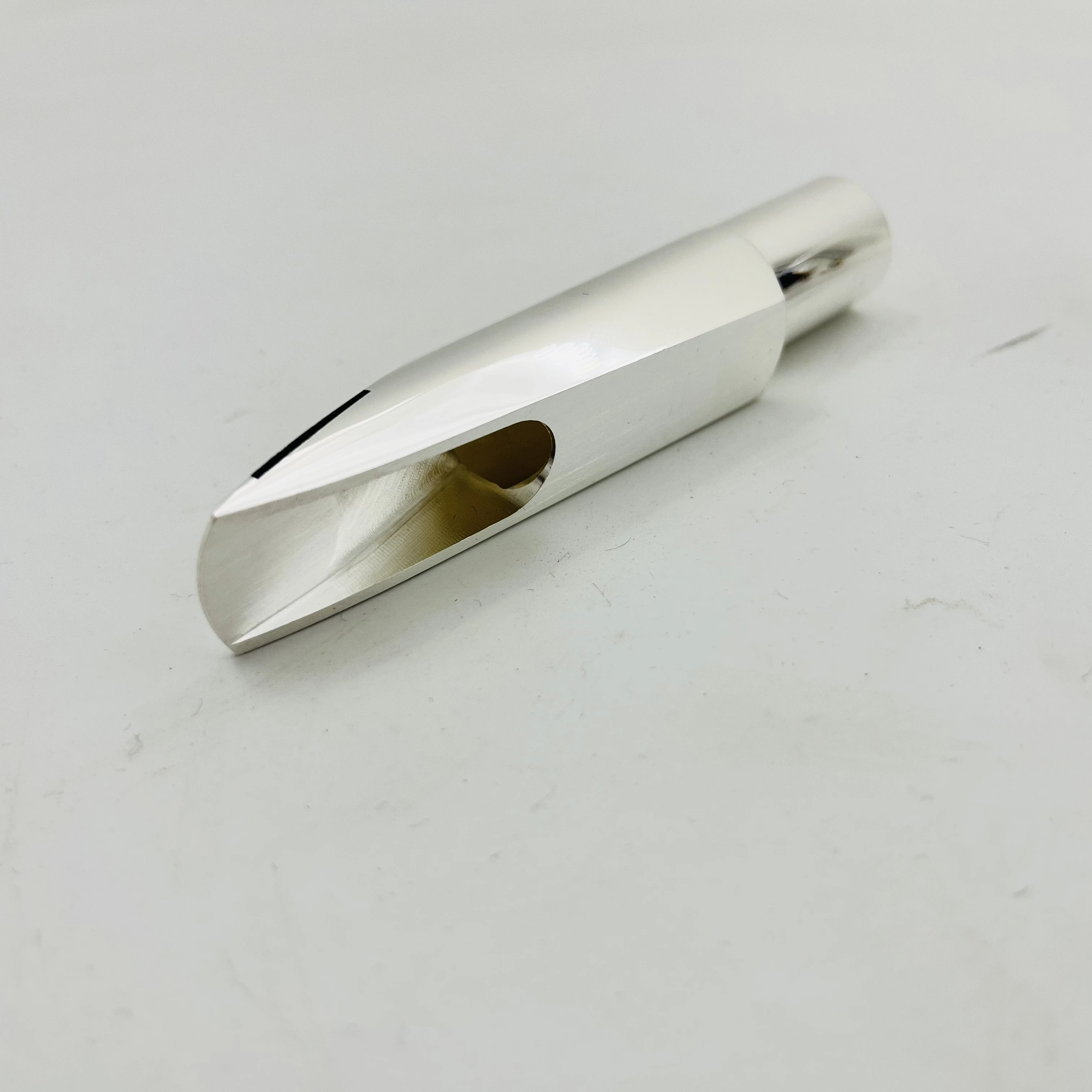 New Arrival  Beechler Saxophone Metal Mouthpiece Alto Soprano Tenor Size 5 6 7 8 9 Sliver Plated Sax Accessories