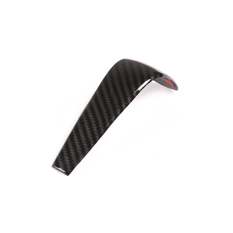 Carbon Fiber Texture Car Styling Interior Gear Shift Knob Head Cover Trim For BMW 1 3 Series E87 E90 E92 E93 X1 E84