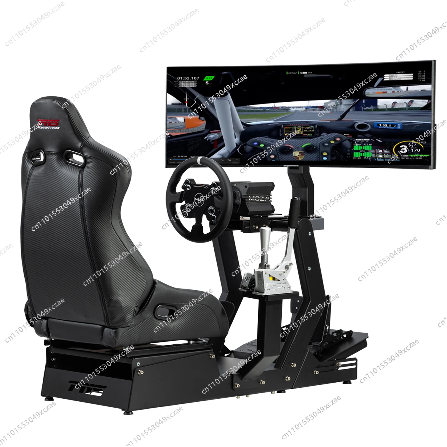 

Suitable for racing emulator bracket simulation racing seat cockpit full set, direct drive