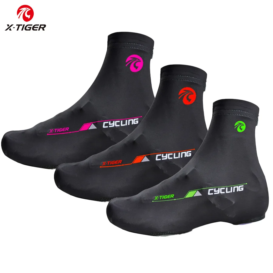 X-TIGER Fahrradschuhüberzug, Unisex, MTB, Fahrrad, Radfahren, Überschuhe, Sport, Rennen, staubdicht, schnell trocknend, Lycra-Stiefelüberzug, MTB-Zubehör