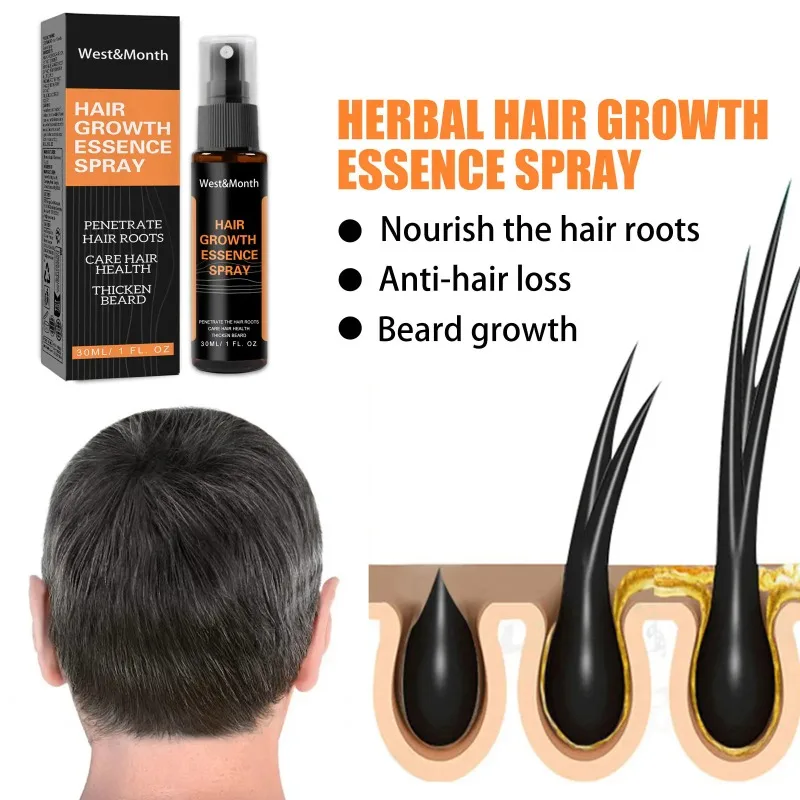 

Fast Hair Growth for Men Beard Growth Kit Hair Oil Care Ginger Anti Hair Loss Scalp Treatment Grow Serum Products Beauty Health