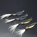 Gold Silver Feather