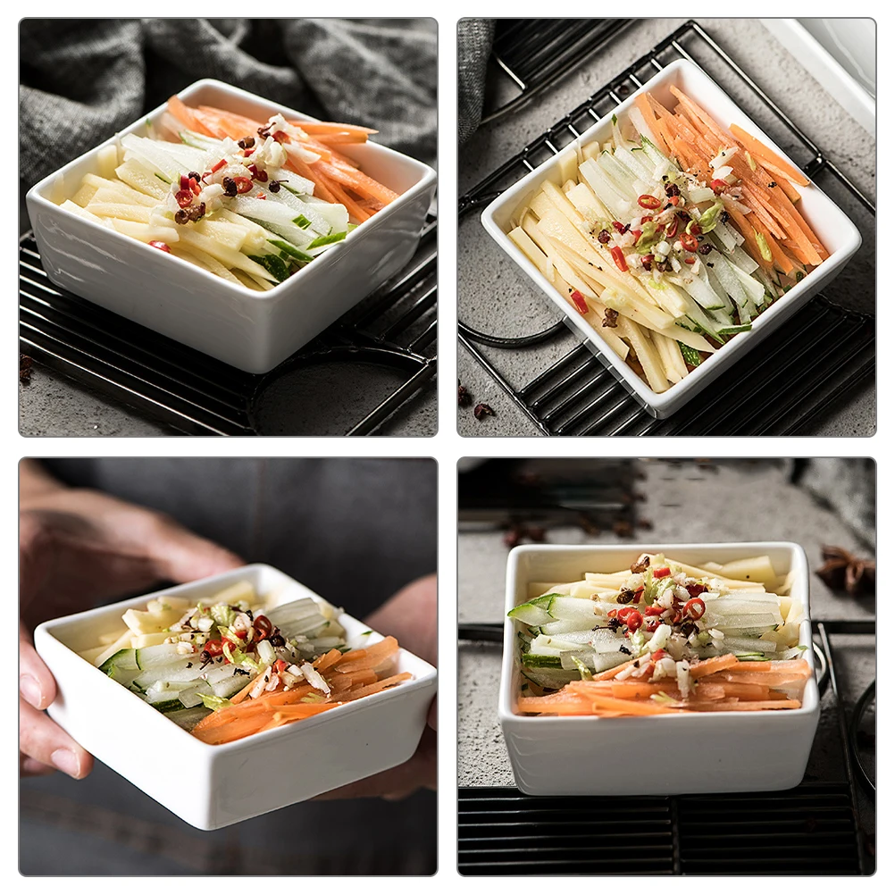 

Ceramic Dipping Bowl Small Soy Sauce Dish Ethnic Style Seasoning Plate Exquisite Table Decoration Gift for Home Party