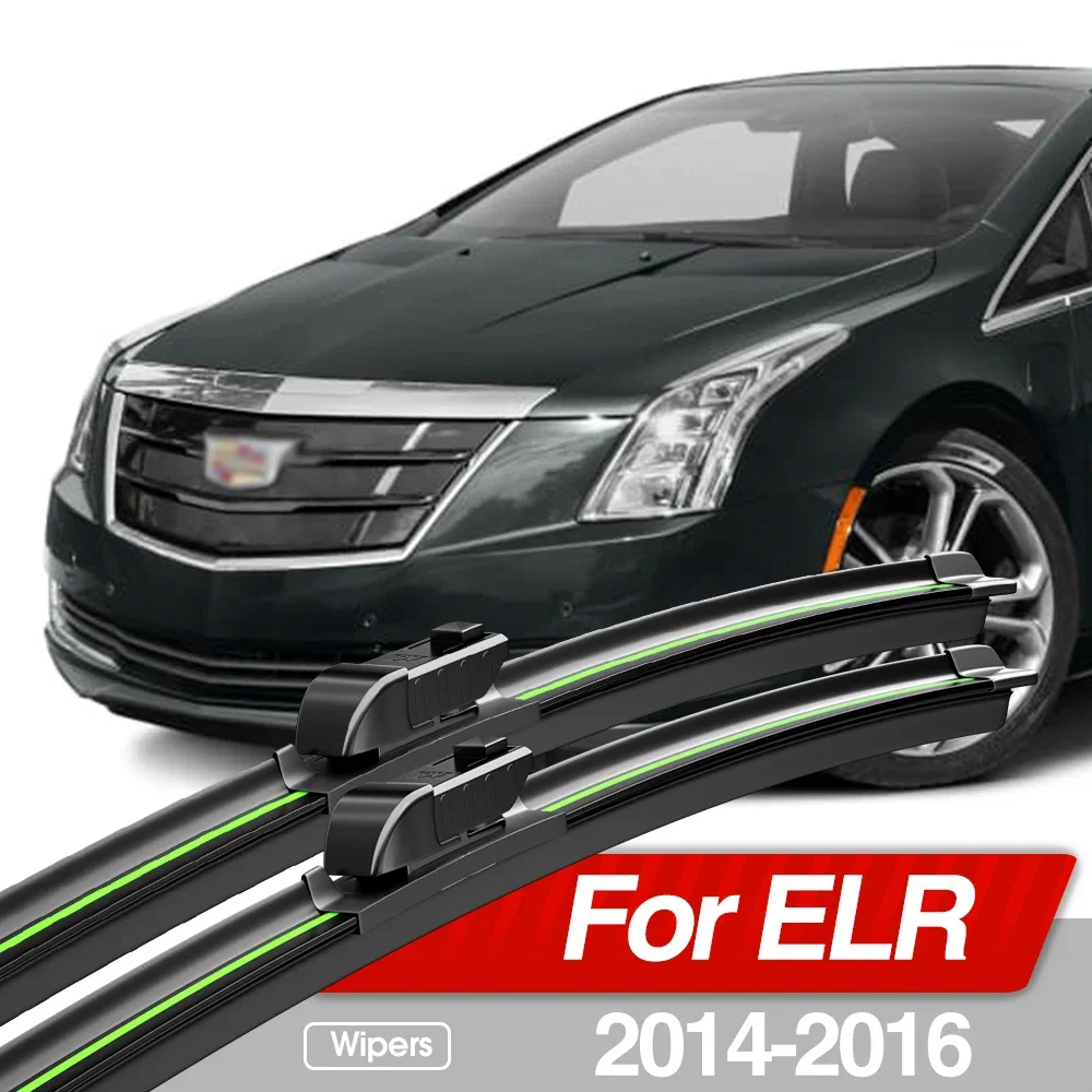 

For Cadillac ELR 2014-2016 Front Windshield Wiper Blades 2pcs Windscreen Window Accessories 2015