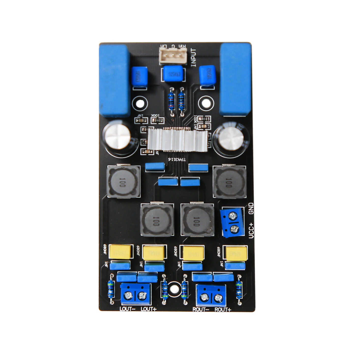 YJCO TPA3116D2 2x50W Class D HiFi Digital Power Amplifier Board DC18-24V Stereo Audio Amp Module for DIY Speaker