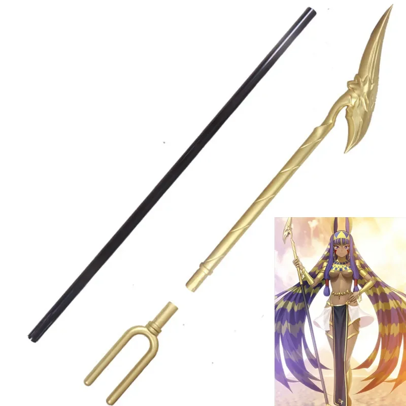 

Game Fate/Grand Order Nitocris FGO Nitocris Spear Walking Stick Canes Cosplay Prop for Halloween Christmas Party