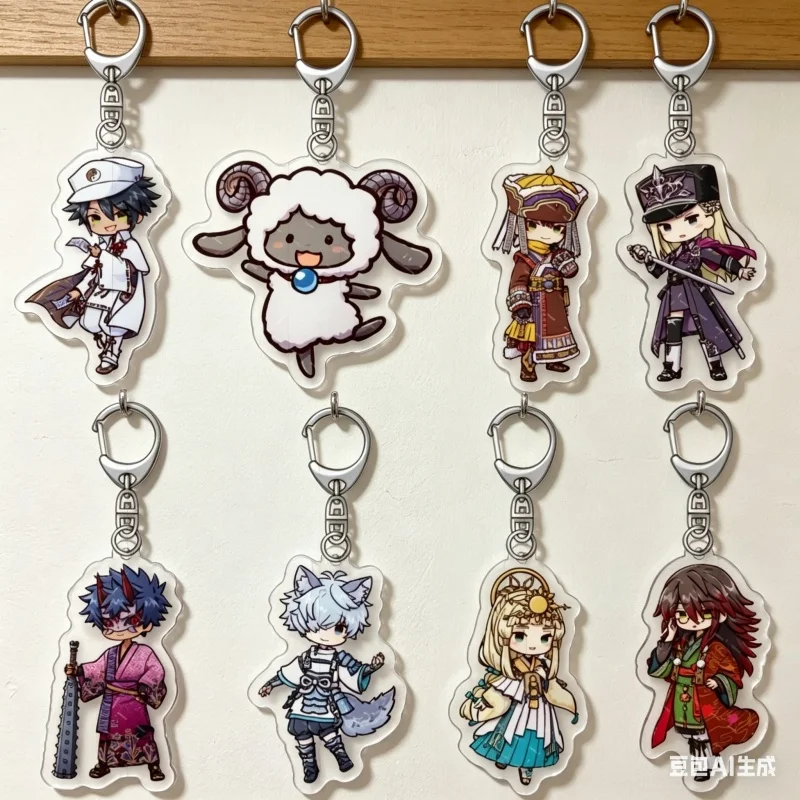 

Subaru Kaguya Rune Factory: Guardians of Azuma Acrylic Keychain Stand Figure Anime Character Pendant Key Ring Fans Gift