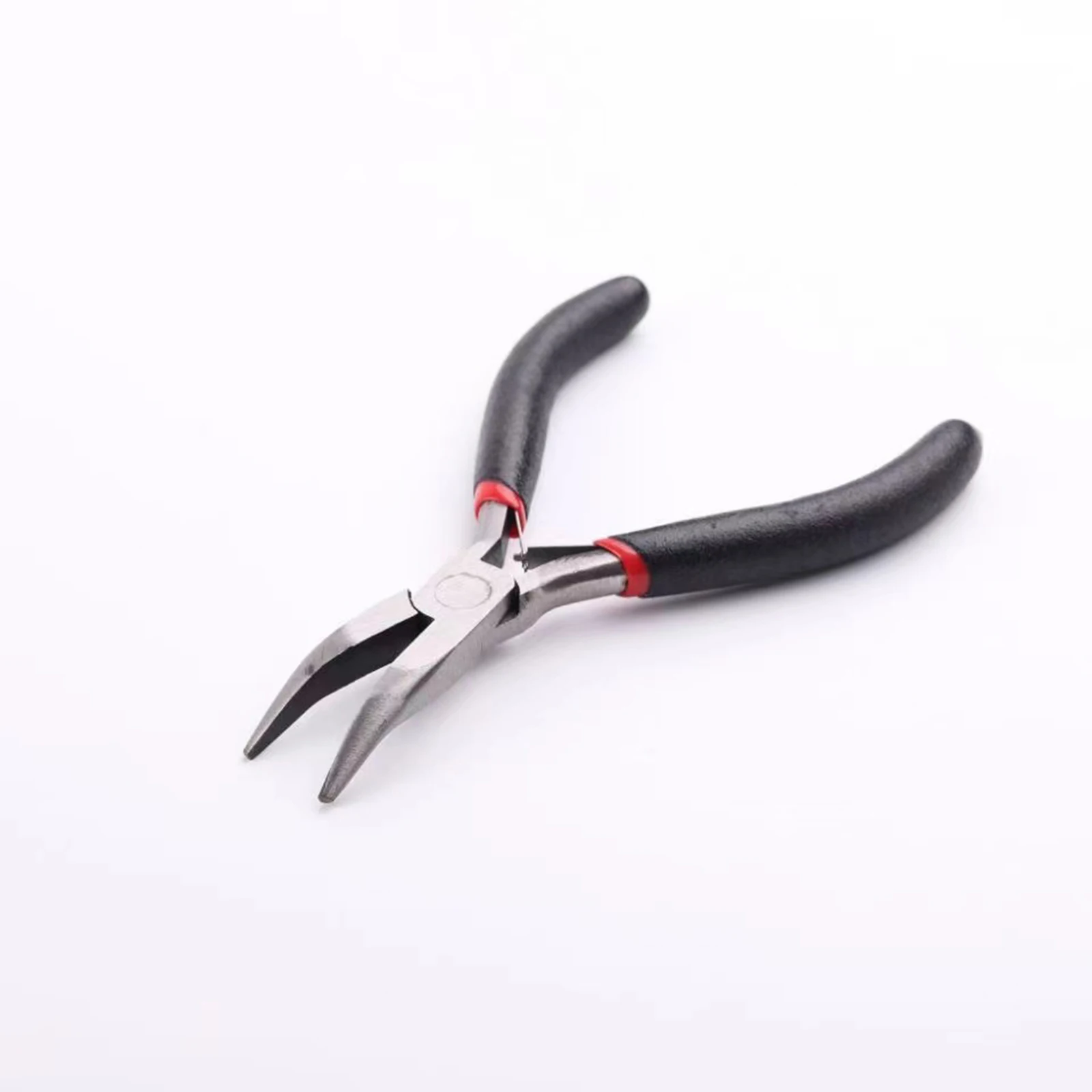 

1pc Carbon Steel Bent Nose Jewelry Plier Nose Pliers With PVC Handle For Hobby Craft Beading Jewelry Making Tool