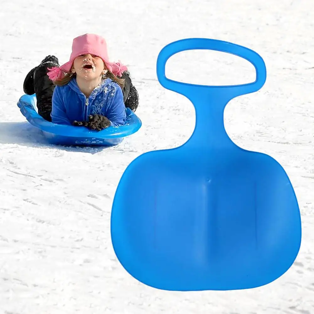 2 Teile/satz Schnee Schlitten Bord Anti-skid Design Stabile Basis Griff Design Kinder Schnee Schlitten Schlitten für Kinder