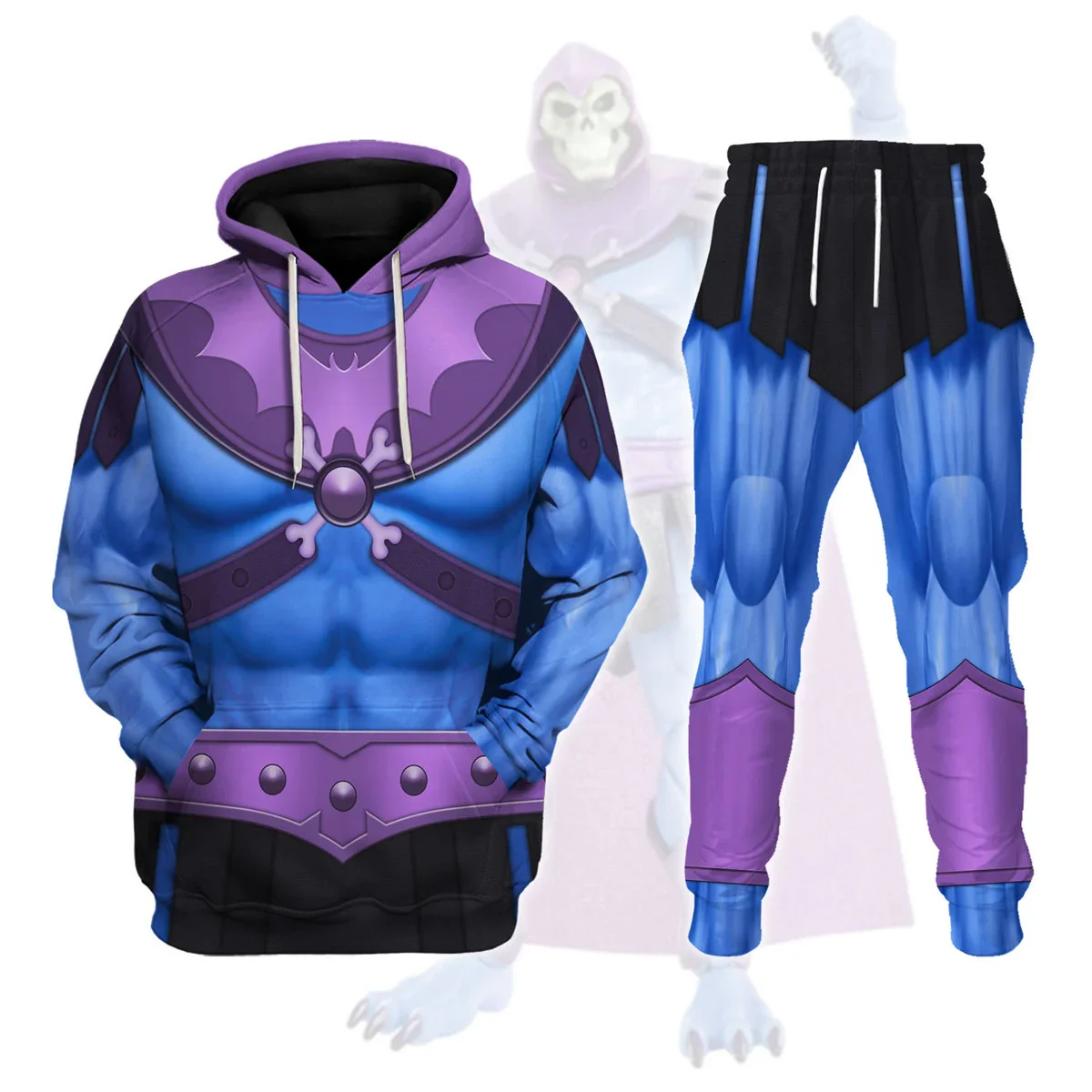 Anime Cartoon He-Man Universe Master Cosplay Hoodies Sets 3D Printed Kid Sweatshirt 2pcs Suit Casual Men Women Tracksuit Outfits