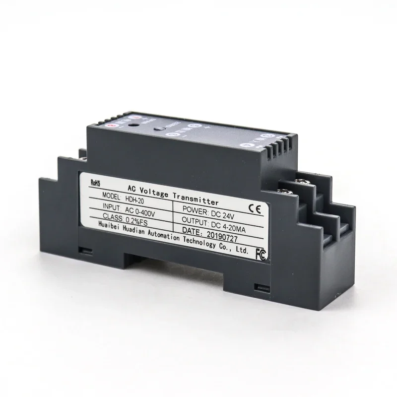 High Accuracy Voltage Transducer AC/DC 0-500V 4-20mA 0-10V Voltage Converter Signal Isolator