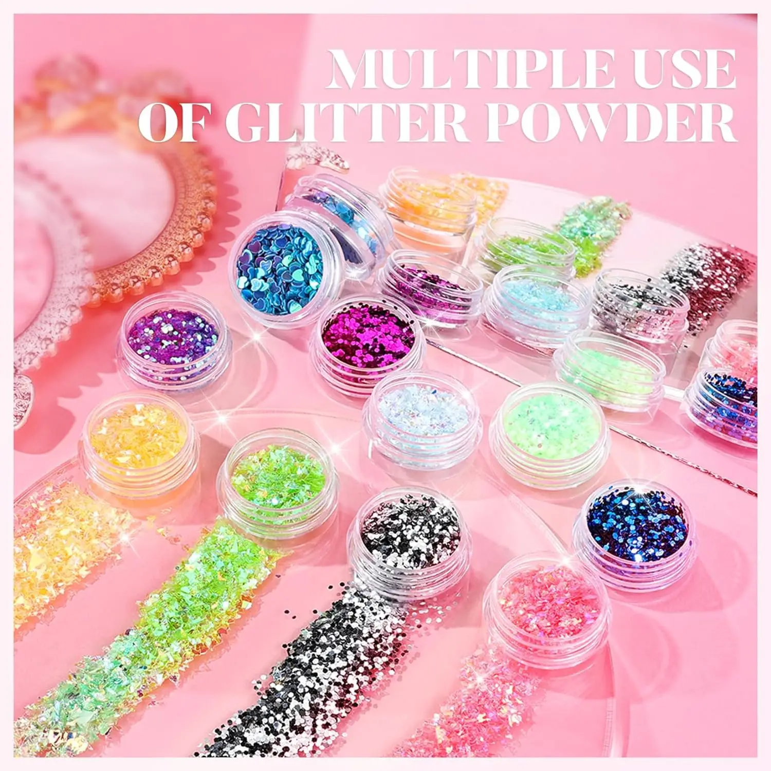 Morovan Beginner Kit iniziale per unghie in gel polimerico ipoallergenico da 25 pezzi: kit tutto in uno, regalo per le vacanze e decorazioni per nail art