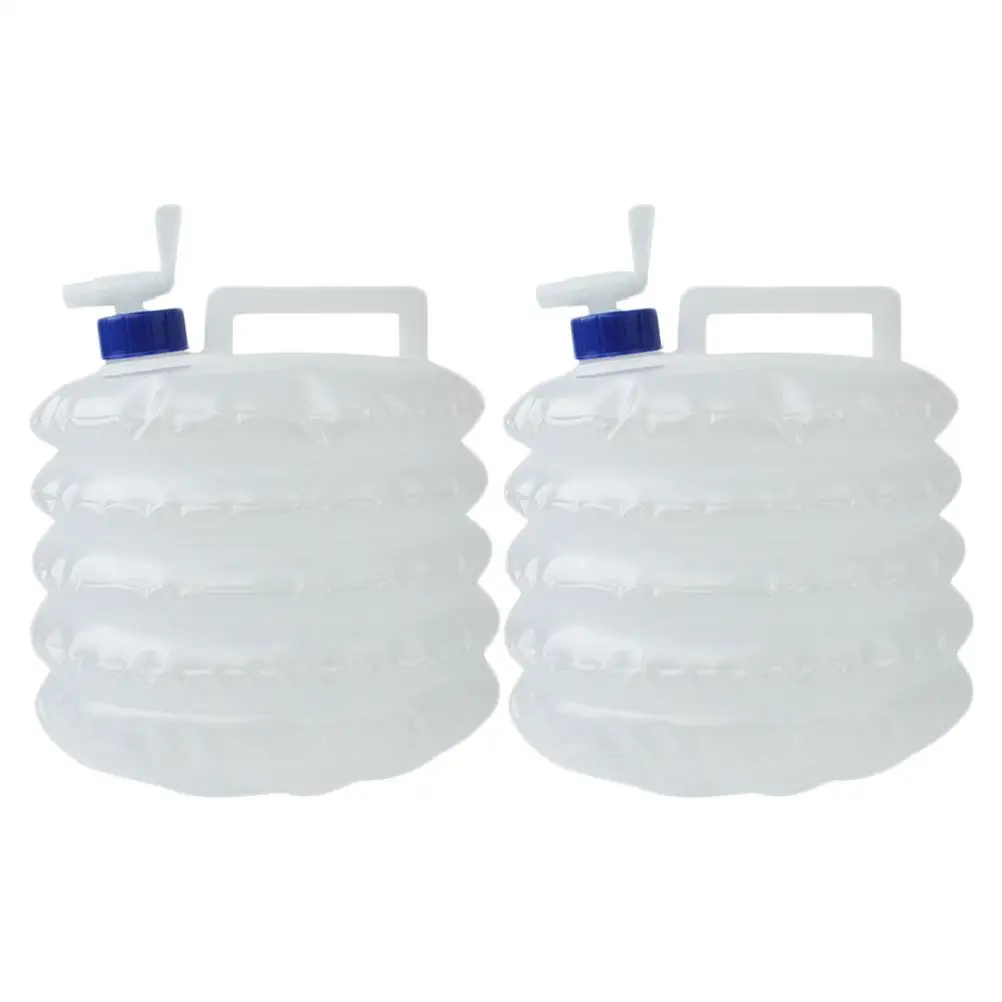 

2Pcs Telescopic Durable Foldable Water Bag for Car Storage Camping Travel Flexible Car Bucket Practical Hiking
