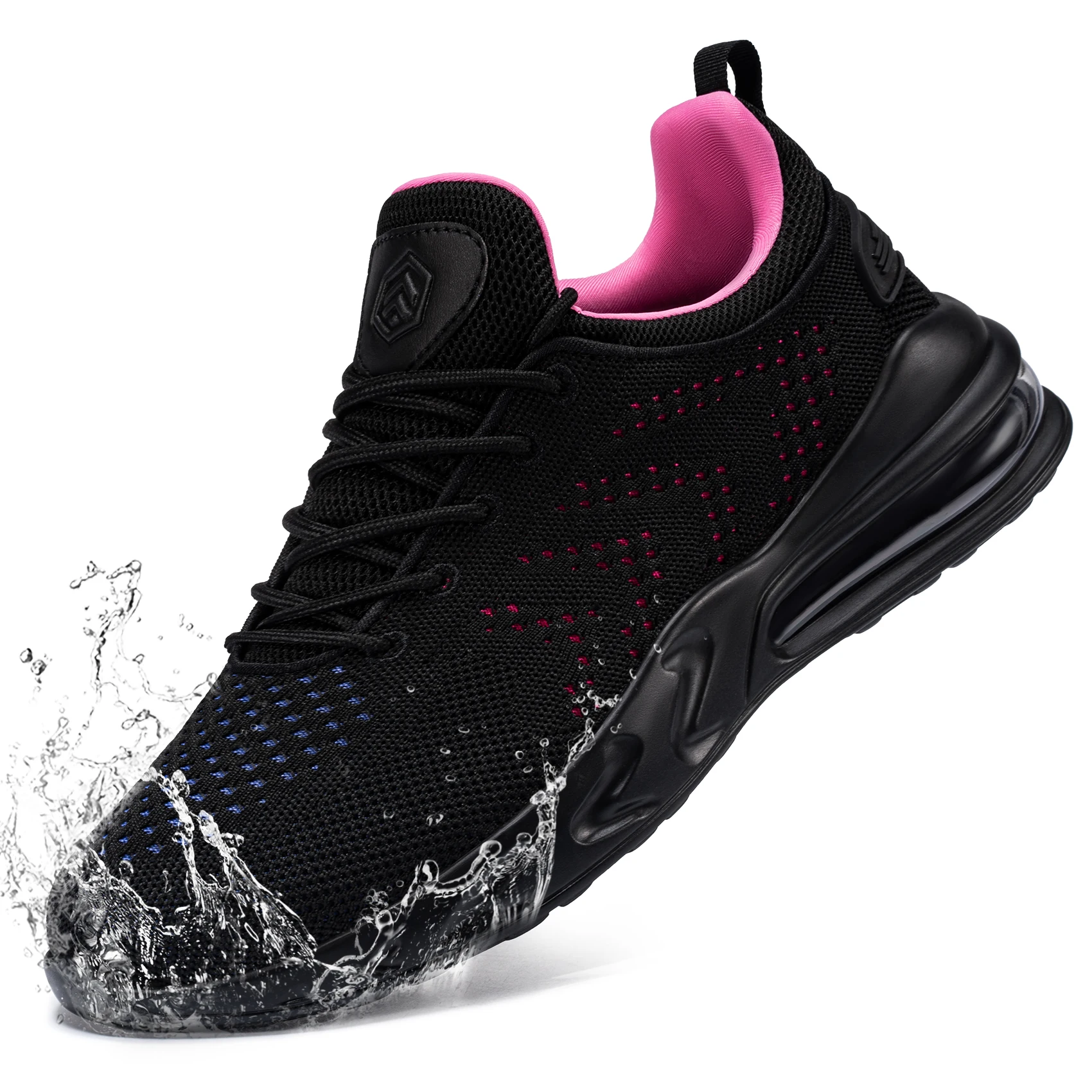 Larnmern Women's Non Slip Work Shoes Chef Restaurant Waterproof Walking Sneakers Slip Resistant Breathable Shoes