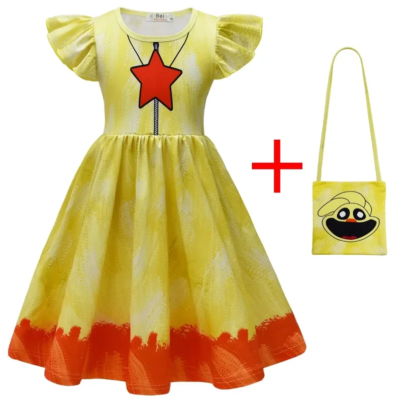 Halloween Game Cosplay em família para crianças, vestido catnap dogday para crianças, bolsa casual catnap, verão