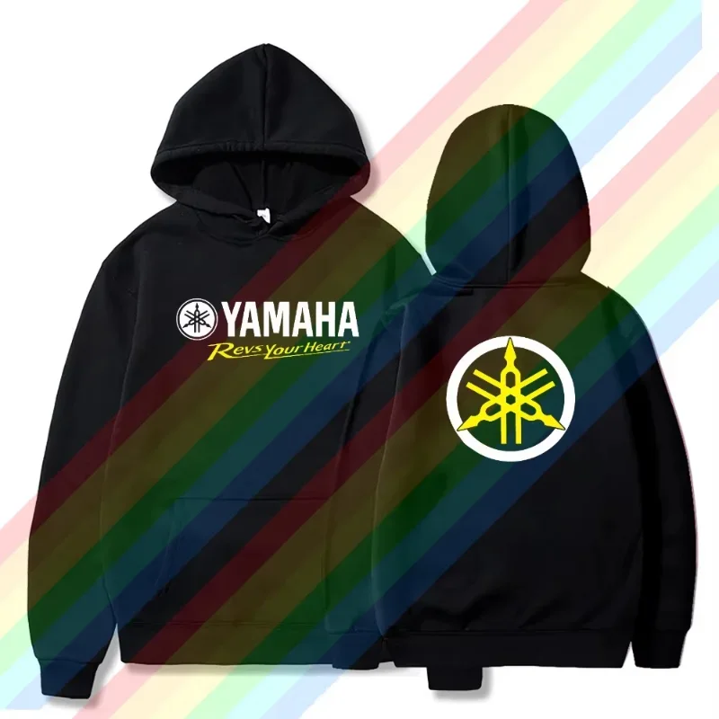 

New Oversized Essential Men Yamahas Revs Your Heart Hoodies Women Thermal Sportswear Long Sleeves Unisex S-3XL Cool