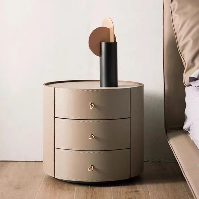 طاولات ليلية بسيطة على الطراز الإيطالي لغرفة المعيشة وغرفة النوم وتصميم الفندق منضدة أثاث منزلي متقدم Mesita De Noche Lsctg #3