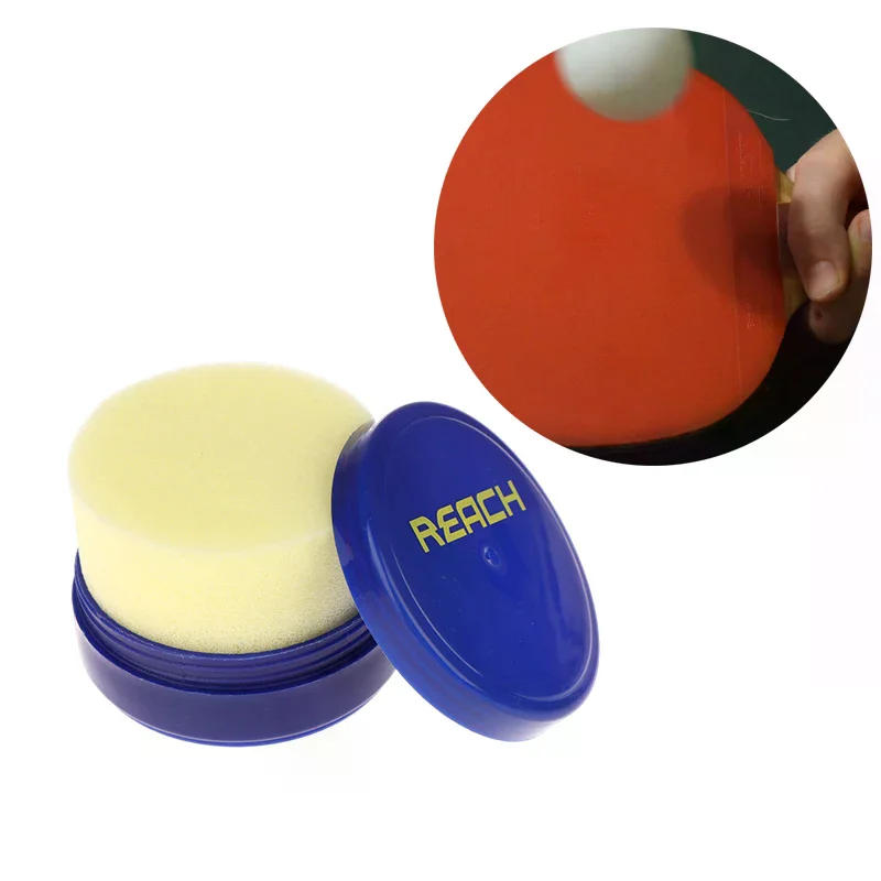 

Ping Pong Racket Sponge Cleaner Boxed Sponge Cleaner For Table Tennis Racket Care Cleaning Sponge Strong Stain Removal Ability