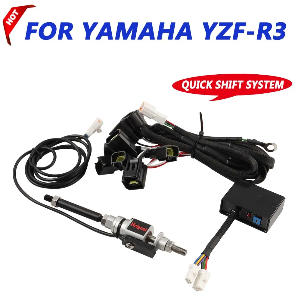 For YAMAHA YZF R3 YZF-R3 2015 - 2021 2022 2023 2024 Motorcycle QuickShifter Quick Shift System Electric Quick Shifter One Way