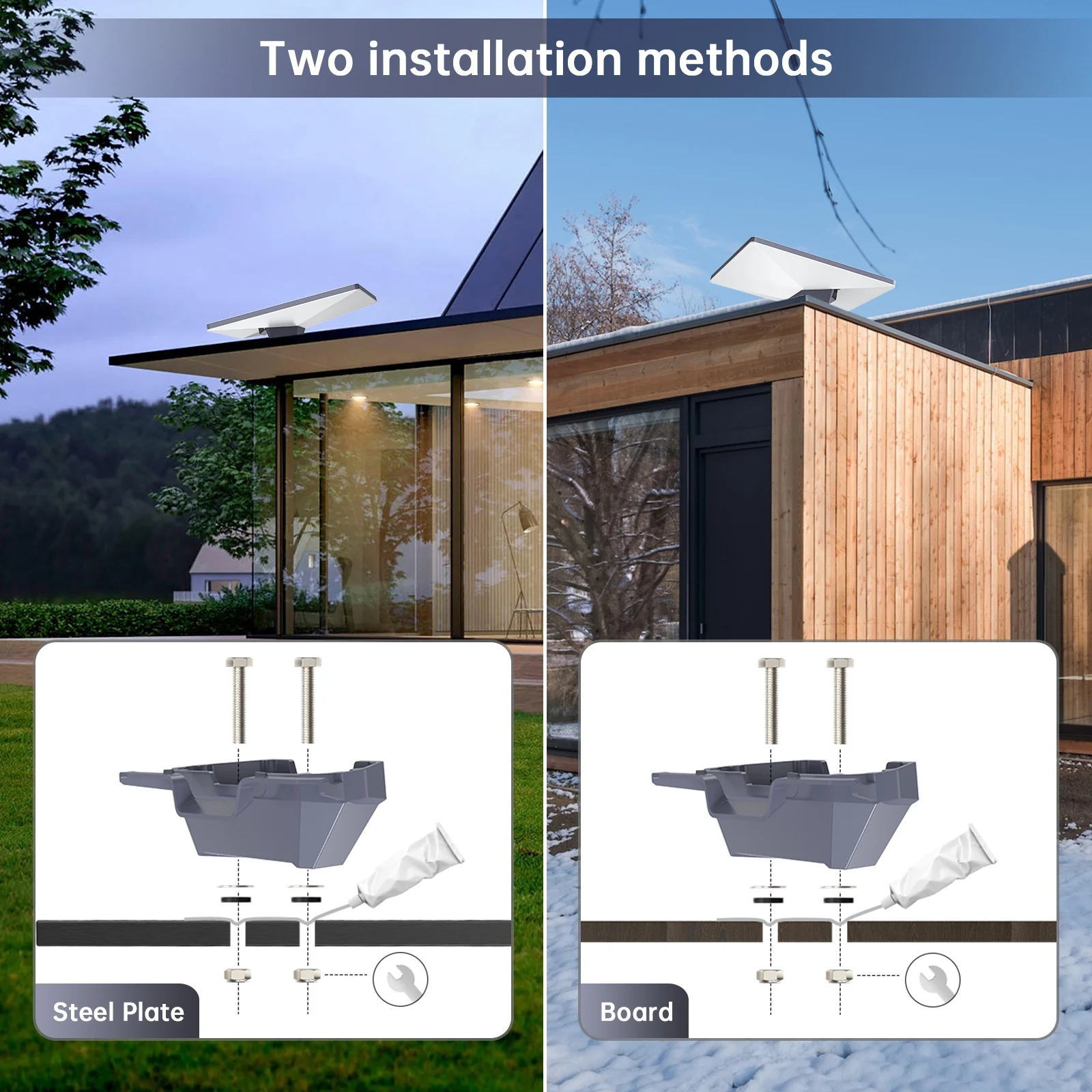 For Starlink For Mini Fixed Mount Bracket Made of Thickened Aluminum Alloy for Secure Outdoor Installation and Stability