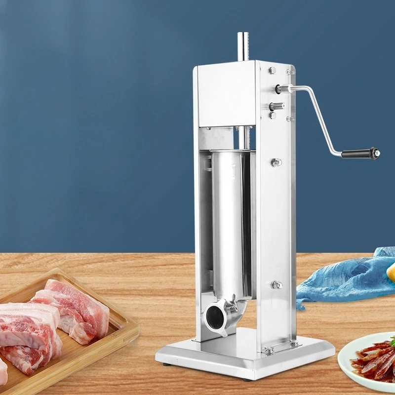 

Stainless steel vertical sausage filling machine, small commercial hand sausage filling machine