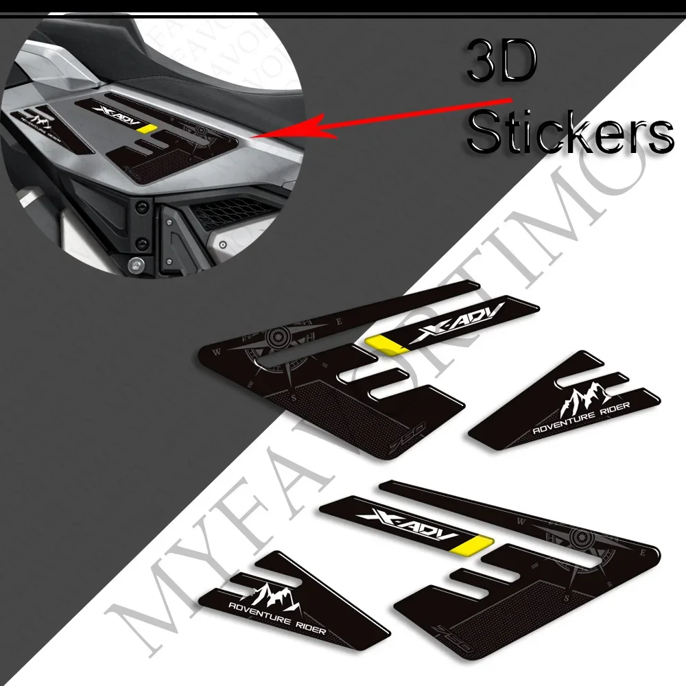 2021 2022 2023 2024 For Honda X-ADV XADV X ADV 750 Protective Tank Pad Wheel Stickers Decals Body Fender Shell Fairing