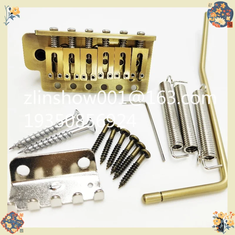 High-grade pure copper, six-point piano bridge, electric guitar bridge Xiaomao electric guitar