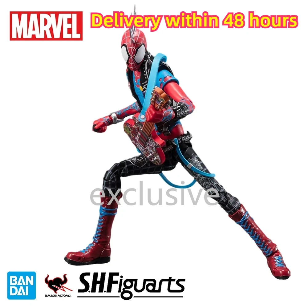 Bandai Genuine Marvel S.H.Figuarts Spider Punk ACROSS THE SPIDER-VERSE Anime Action Figure Toys Model Decorative Toy Gifts