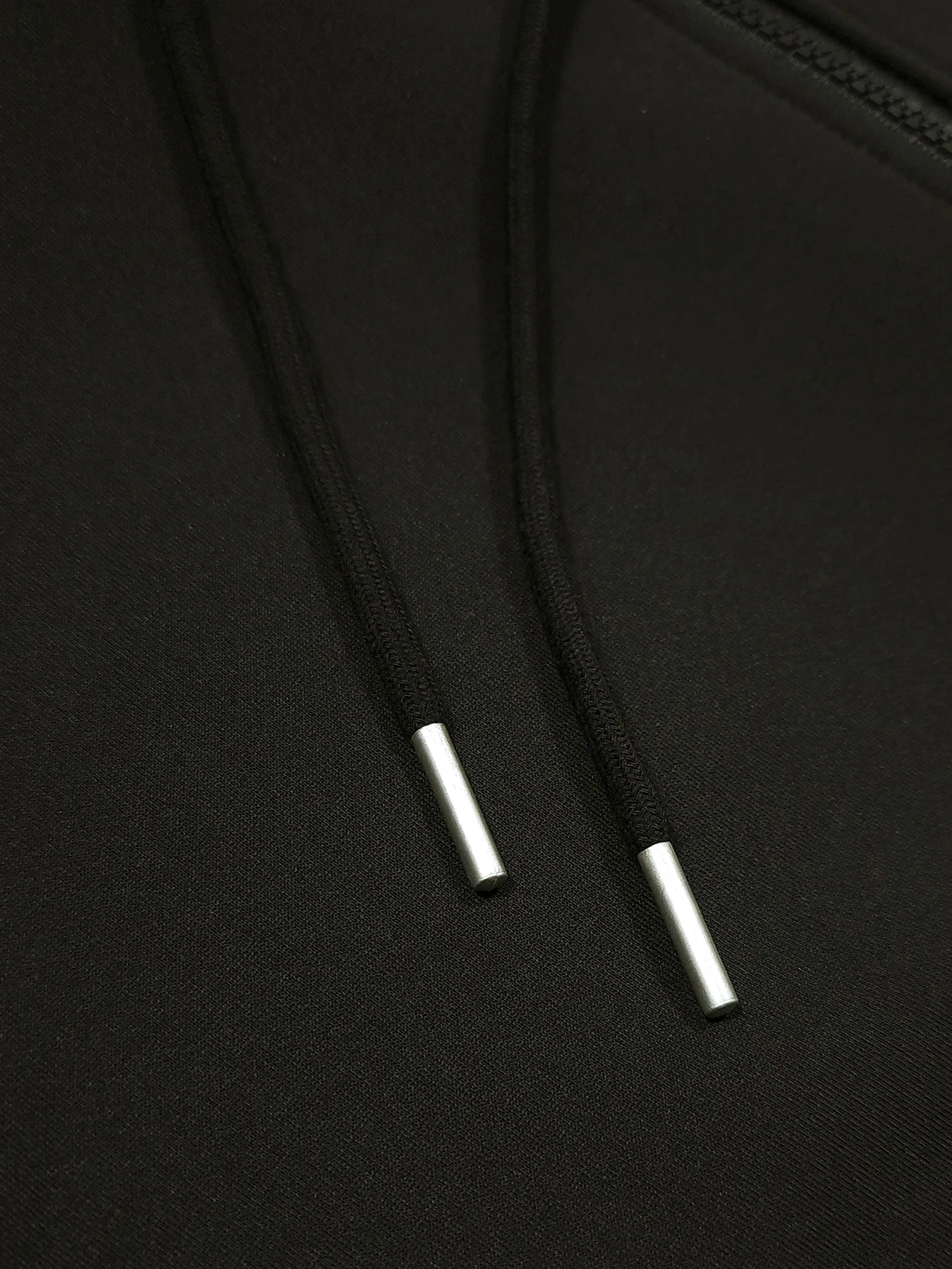 Winter Y2k gotische print dik zwaar fluweel zwart capuchon ritsjack slank temperament damesjas casual luie woon-werkstijl