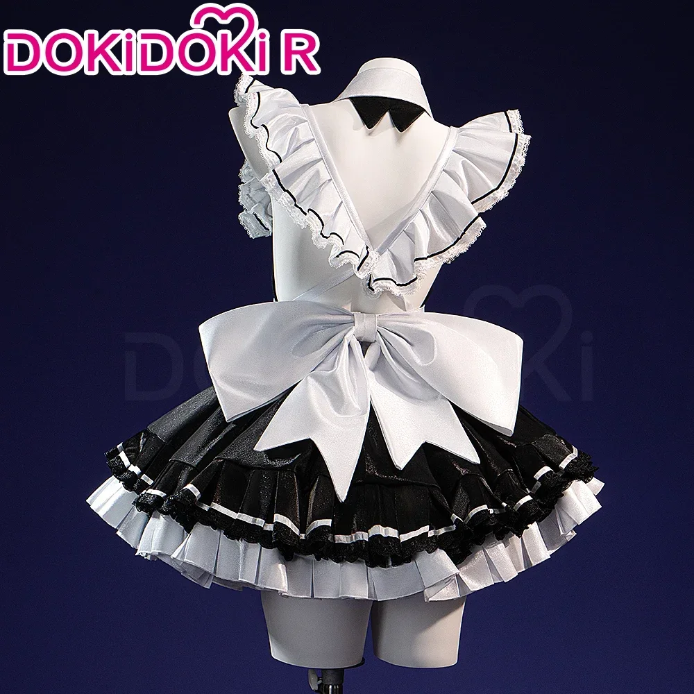 2025 Privaty Cosplay Costume Game GODDESS OF VICTORY: NIKKE DokiDoki-R Women Cute Black White Maid Dress Privaty