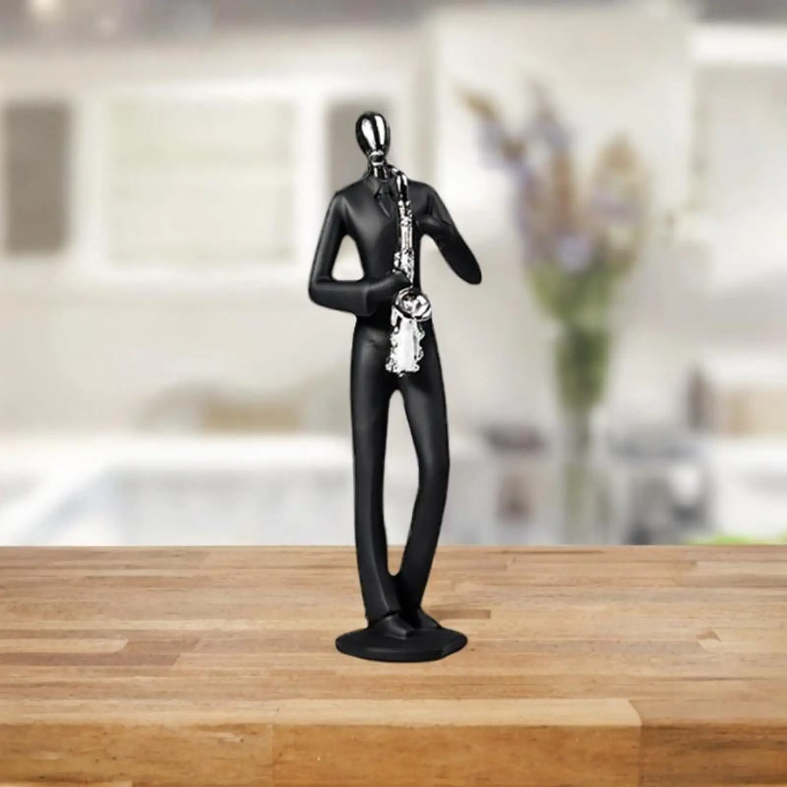 Music Decoration Figurine Nordic Saxophone Doll Resin Musician Statue Art Sculpture for Home Living Room Office Decor