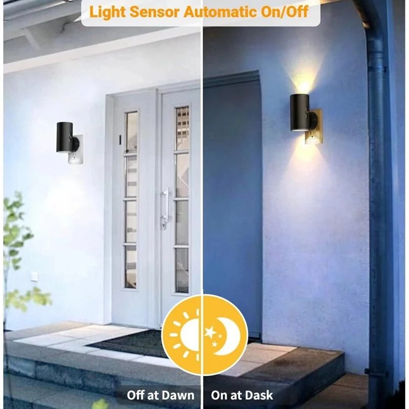 ไฟ LED กลางคืนเสียบผนัง 3 สีพร้อมรีโมทคอนโทรลหรี่แสงได้ไฟกลางคืนสําหรับห้องโถงห้องนอนบันได US Plug