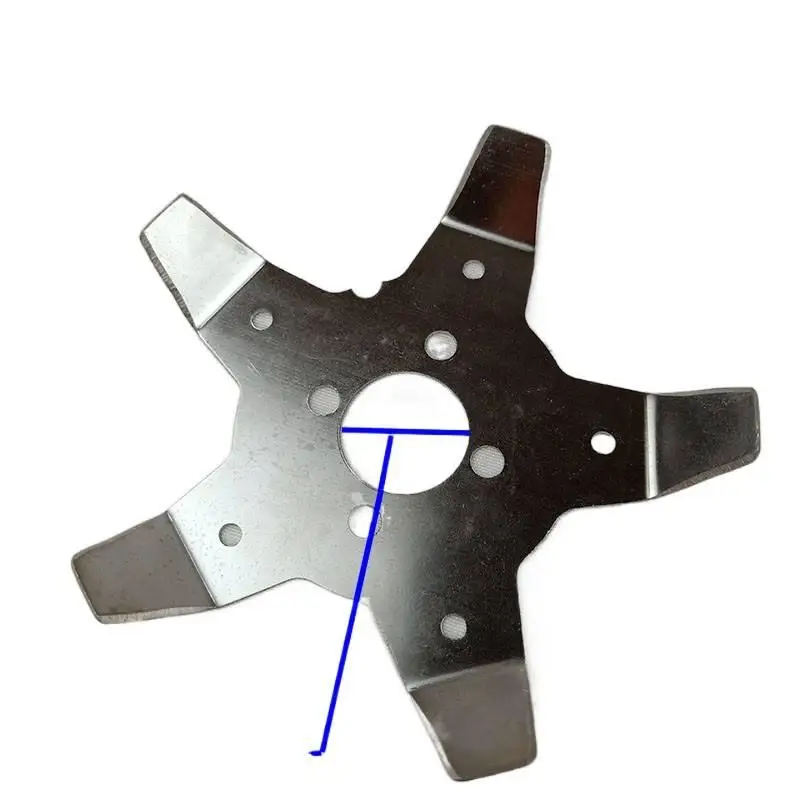 잔디 깎는 기계 및 예초기용 새로운 유형의 엉킴 방지 보조 블레이드 액세서리