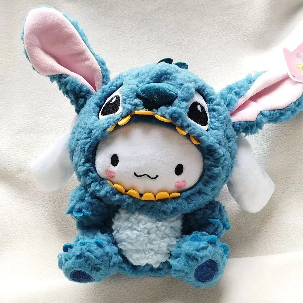 20cm Cinnamoroll Cosplasy Stitch śliczne zabawki Disney wypchane lalki zwierząt miękkie zabawki anime prezent urodzinowy dla dzieci dla dziewczynek