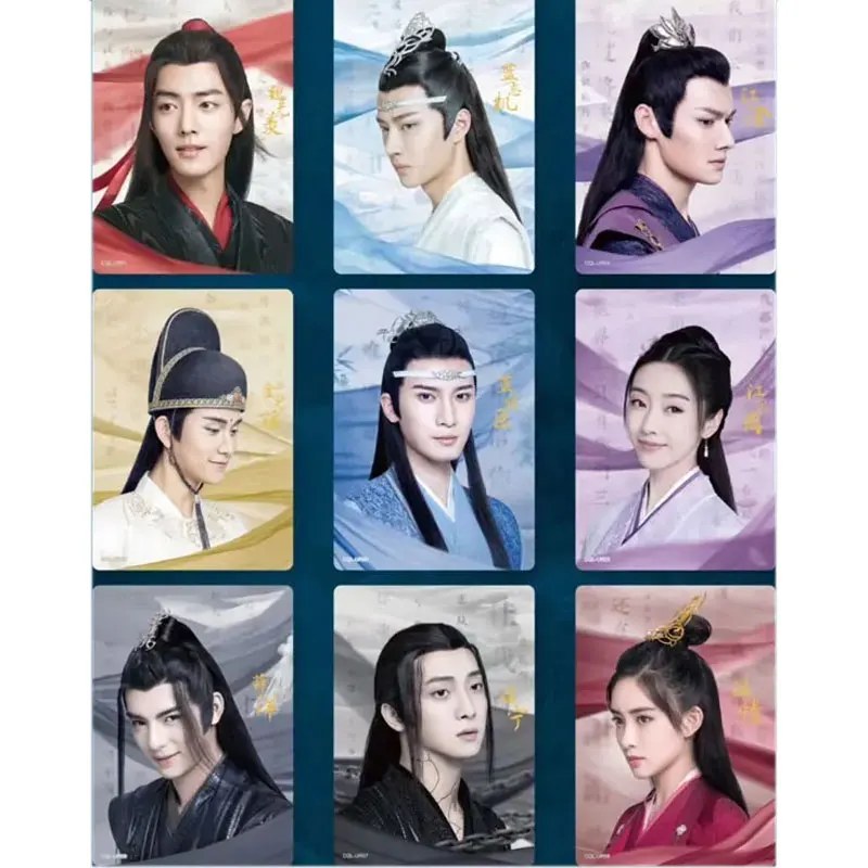 Оригинальный Chen Qing Ling Mo Dao Zu Shi Wei Wuxian Lan Wangji Jiang Yanli Jiang Cheng серии MR/UR аниме Изысканная Коллекционная открытка