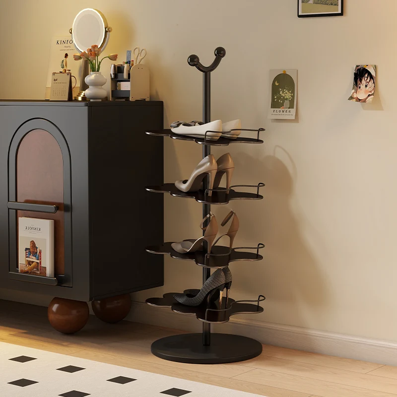 

Creative Biscuit Shoe Rack Space-Saving Multi-Tier Shoe Organizer for Narrow Entryway Modern Stylish High Heel Display Shelf
