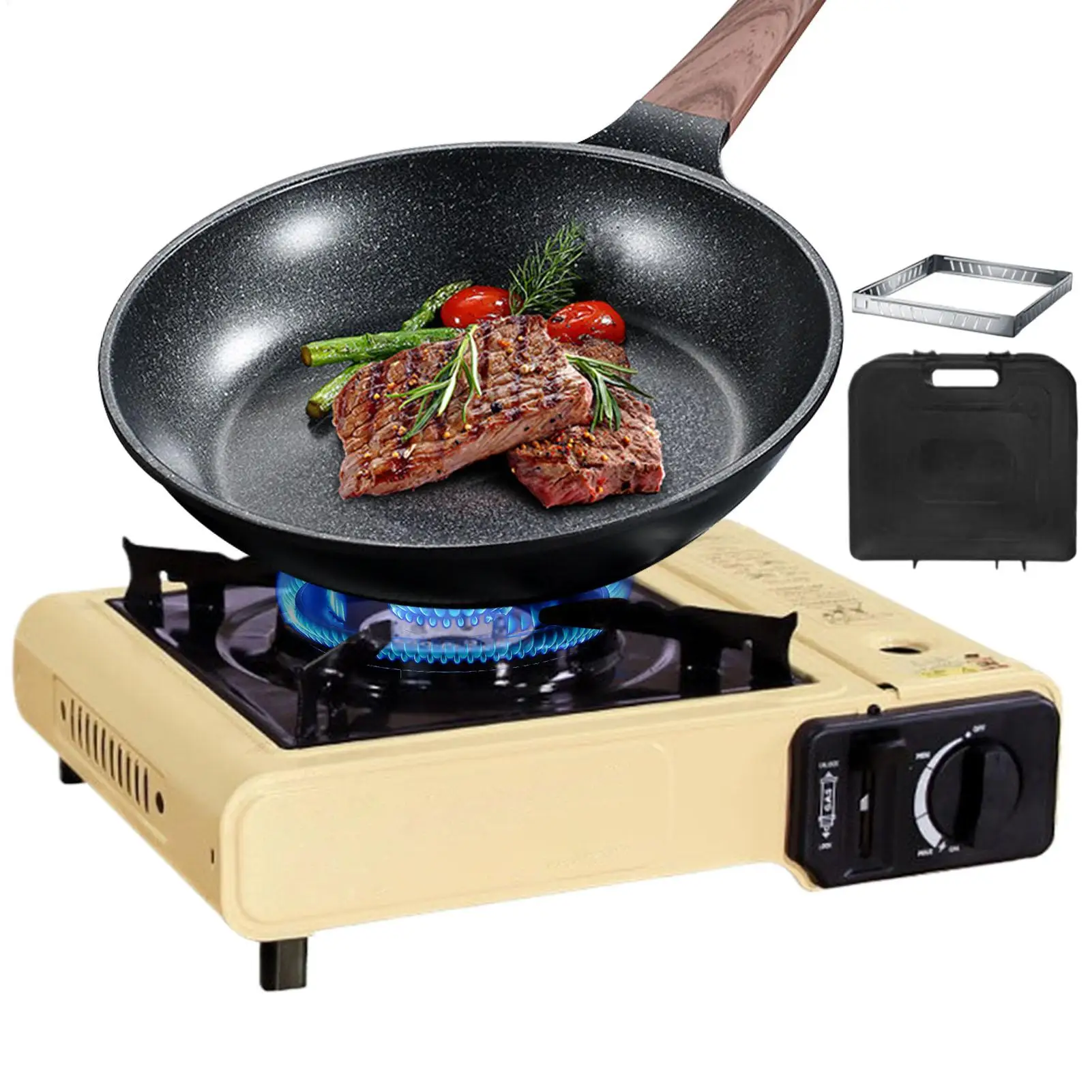 

Camping Stove Portable Outdoor Stove Kitchen Accessories For Road Trips Garden Home Backpacking Climbing Beach Outings RV
