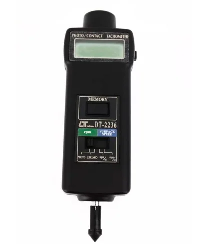 DT2236  Digital Revolution Meter Photoelectric  Exposure To Dual-use Tachometer Range 0.5 to 100 000 RPM