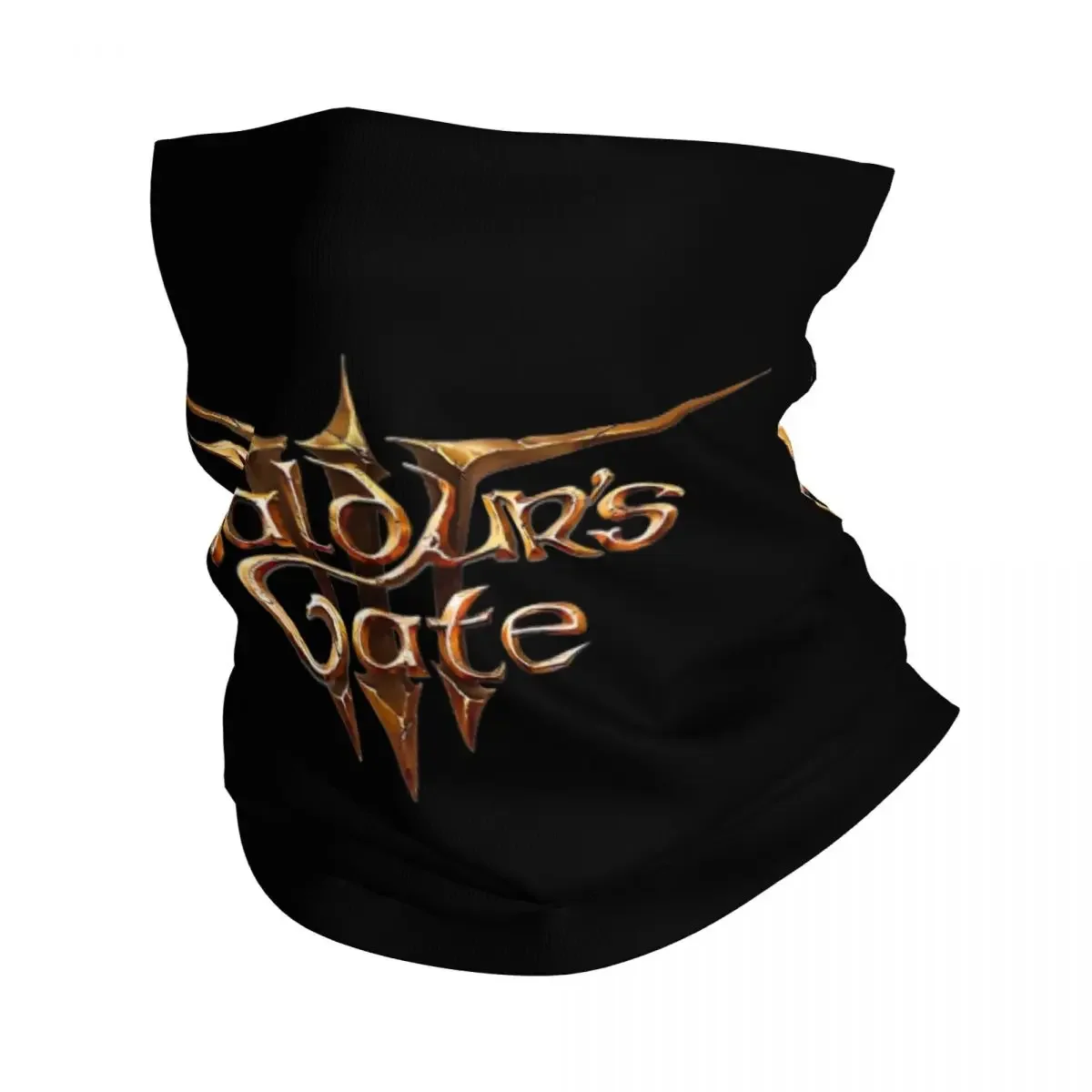 Baldur's Gate Logo Bandana Neck Cover Printed Astarion Game Mask Scarf Multifunctional Face Mask Outdoor Sports Unisex Adult