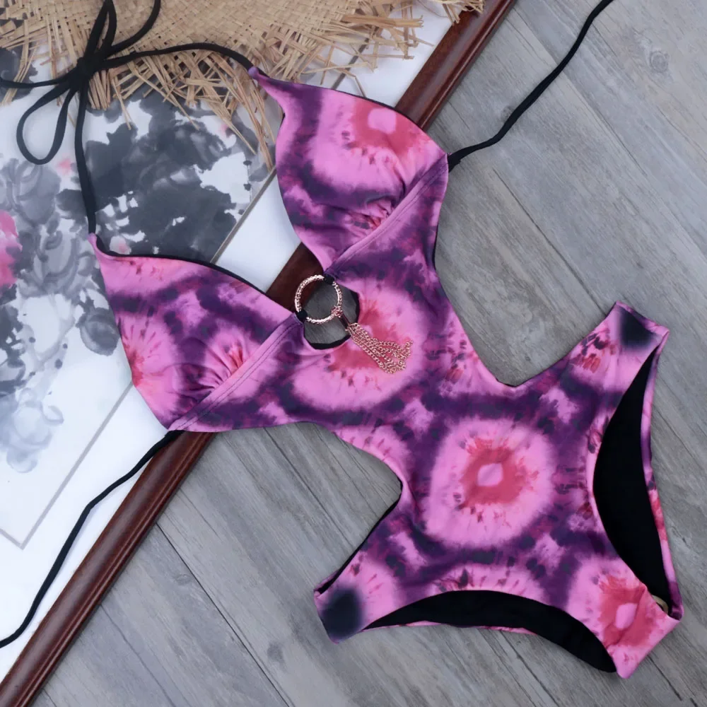 

2026 Ladies One Piece Swimsuit Sexy Backless Swimsuit Women Beach Swimwear Maillot De Bain Bather Bathing Suit Biquini Swim Wear
