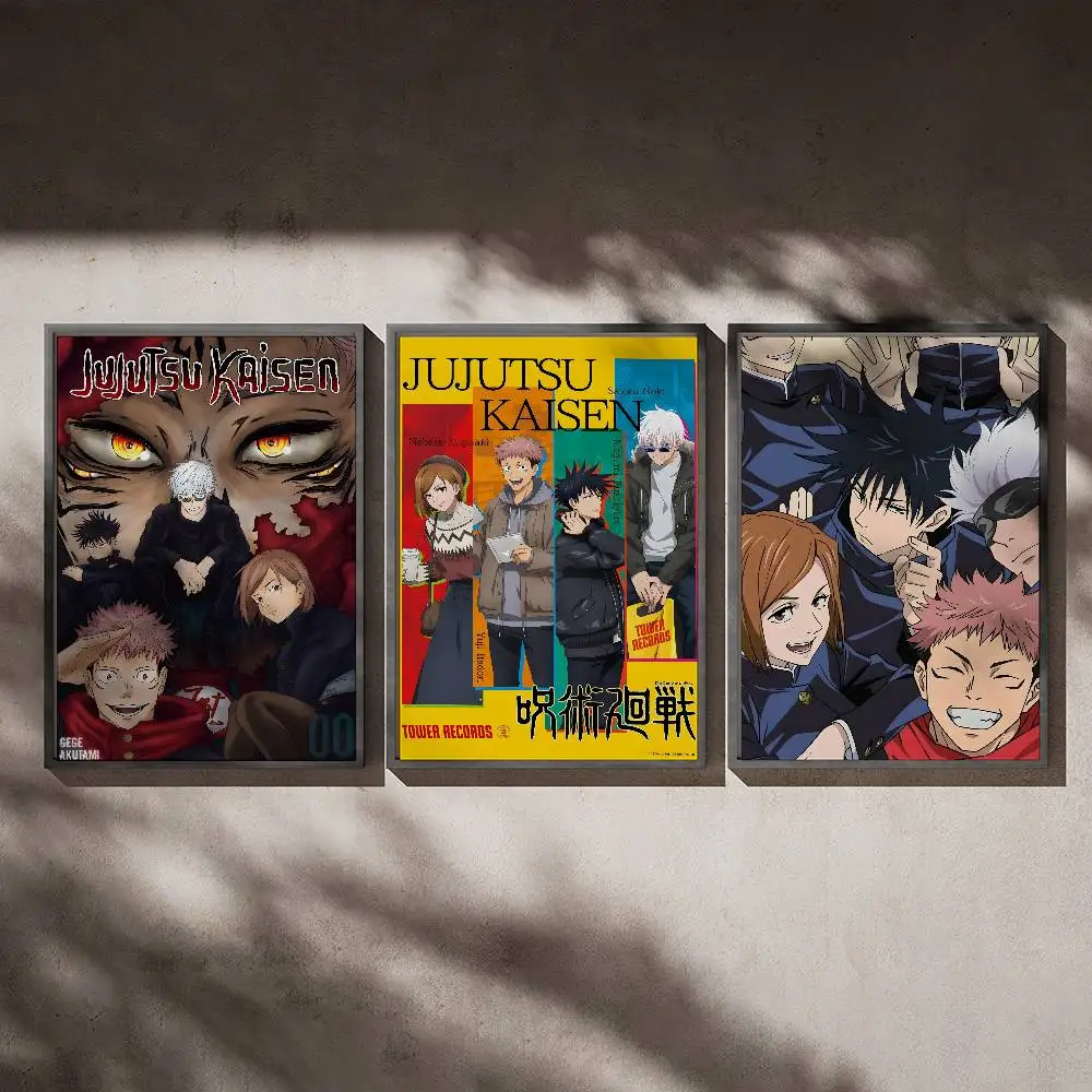 

Anime J-Jujutsu Kaisen Poster Posters,waterproof Paper Stickers,coffee Shops,bar Living Rooms