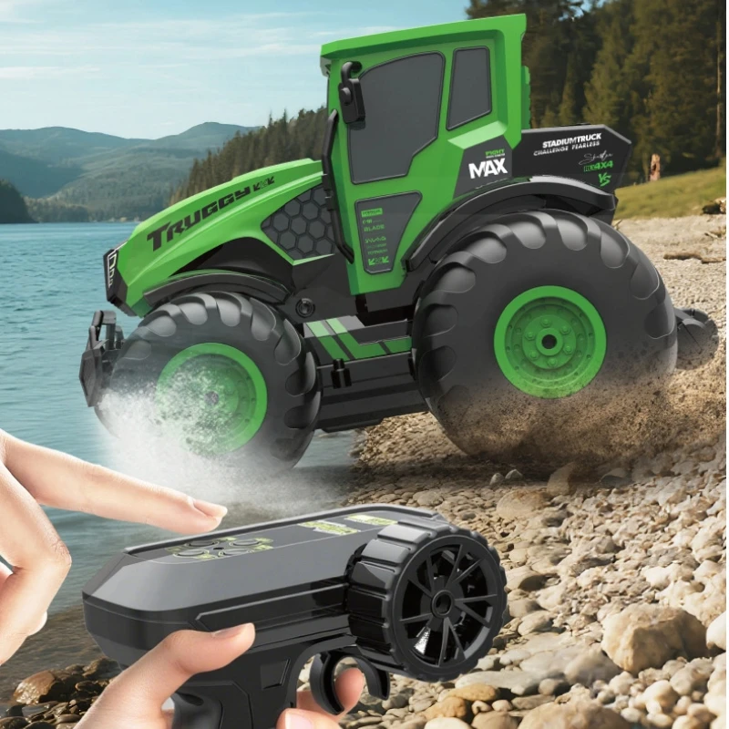 

2.4g Remote Control Car 1:14 Full Scale Farmer Amphibious Vehicle Super Strong Motor Waterproof Toy Wear-Resistant Climbing Car