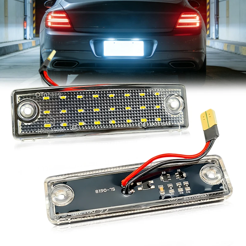 

2 шт. яркий светодиодный 6000k белый светильник для номерного знака в сборе для Toyota 4Runner 2001-2022 Sequoia 1996-2022 гг.