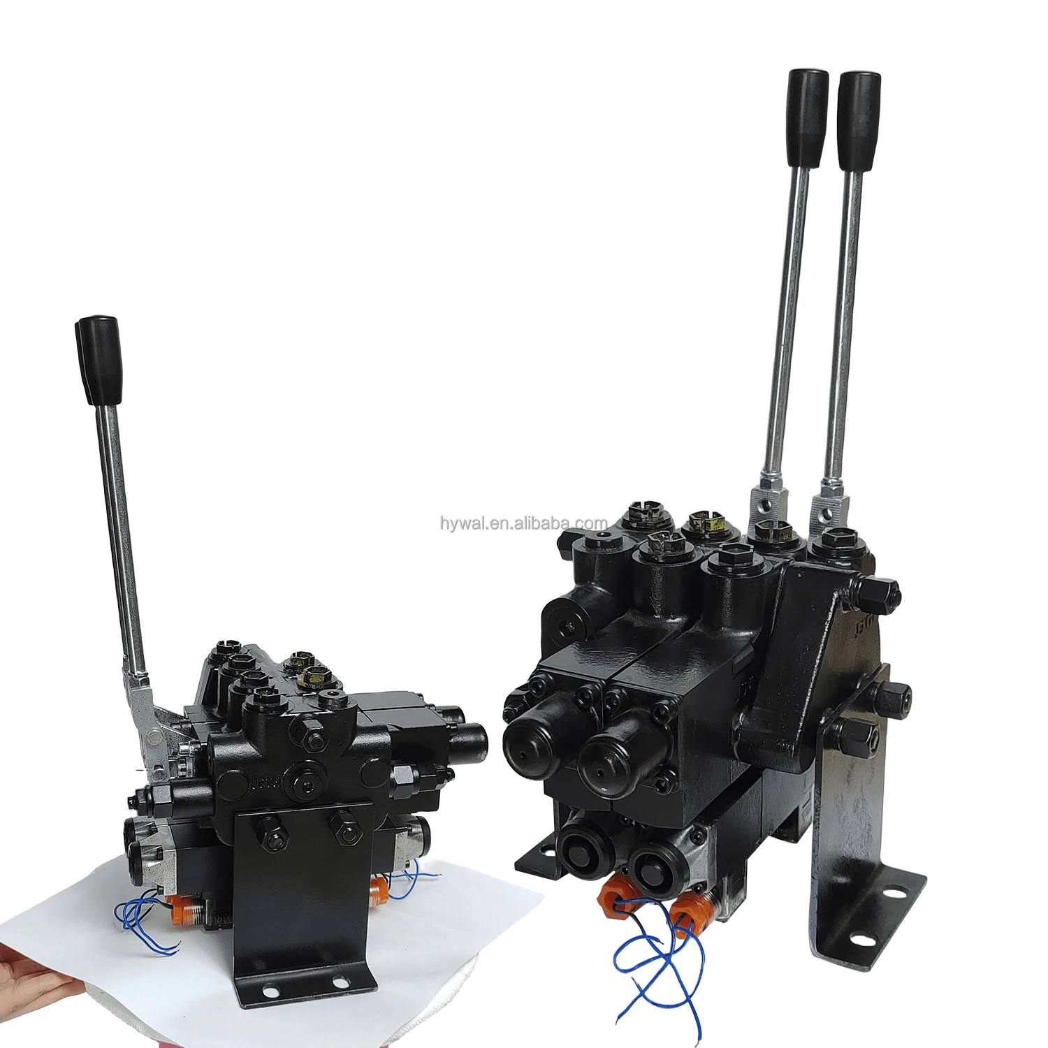 

Hy-Waloil 12V/24V DC Drilling Machine DCV60 Hydraulic Motor Solenoid Control Valve 2 Spool for Industrial Machinery